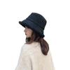 Fashionable Winter Womens Bucket Hat Plush Lambswool Fabric For Stylish And Outfits Warm