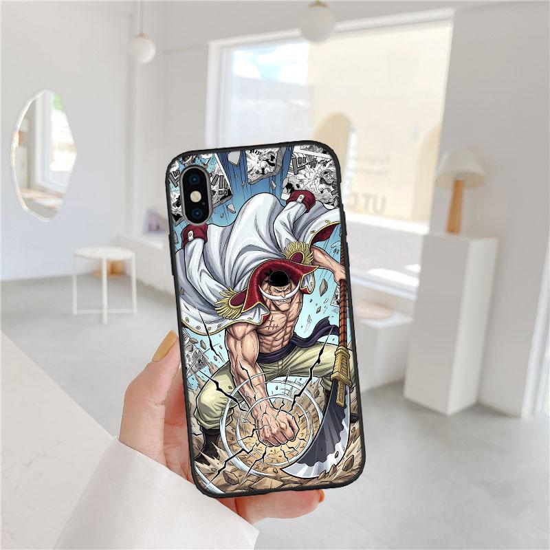 FM37 One Piece Edward Newgate Soft Shell Phone Case for iPhone SE X XS XR 11 16E 17 Pro Max Air 8 7 6 6s Plus