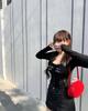 Non-Returnable Korean Spicy Girl Style Lace Trim Crop Top Cardigan