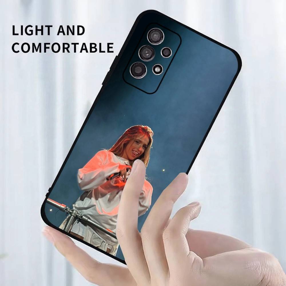 Singer T-Tate M-McRae Phone Case For Samsung S25,S24,S23,S22,S21,S20,S10,Ultra,Plus,Lite,FE,Soft Silicone Black Cover