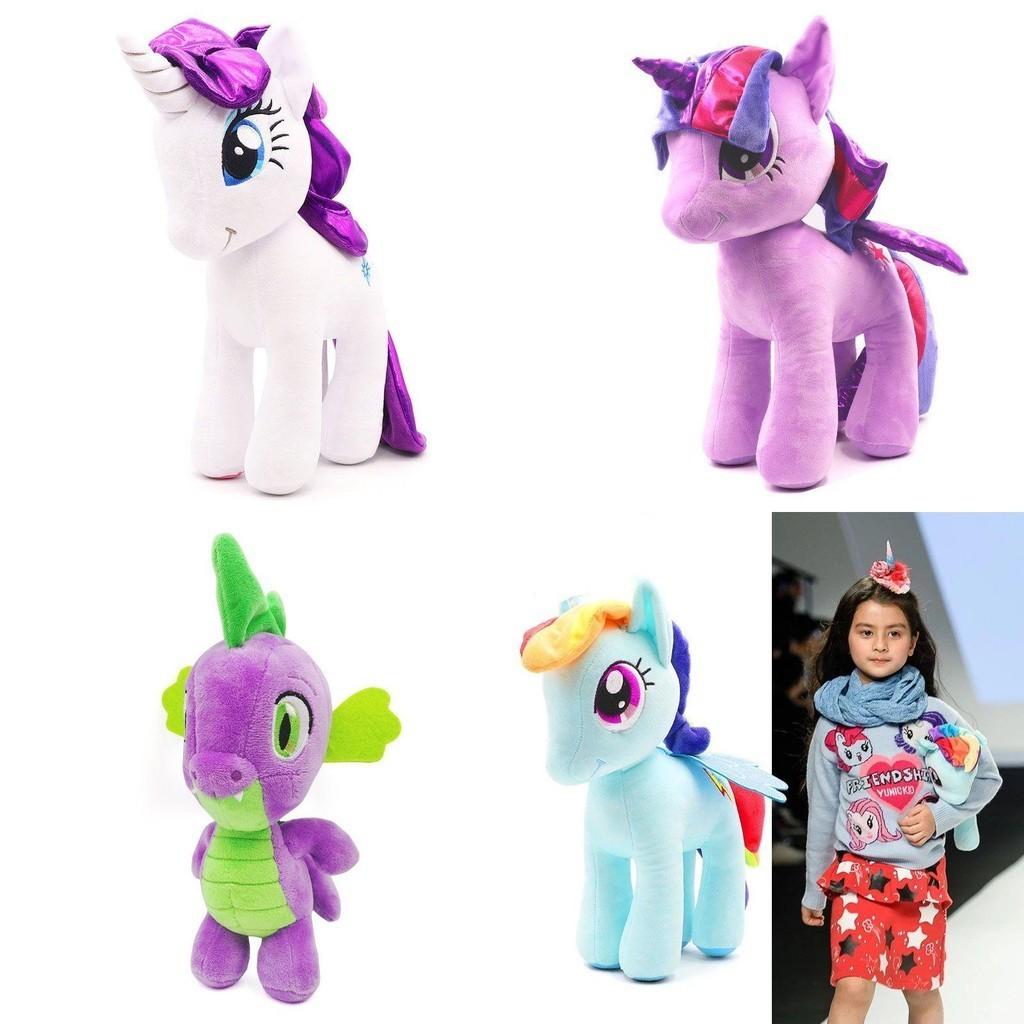 Adorabile Peluche My Little Pony Twilight Sparkle Pinkie Pie Bambole Morbide Ripiene Regalo
