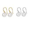 S925 Sterling Silver Retro Pearl Earrings: Elegant, Trendy, and Versatile Women's Jewelry