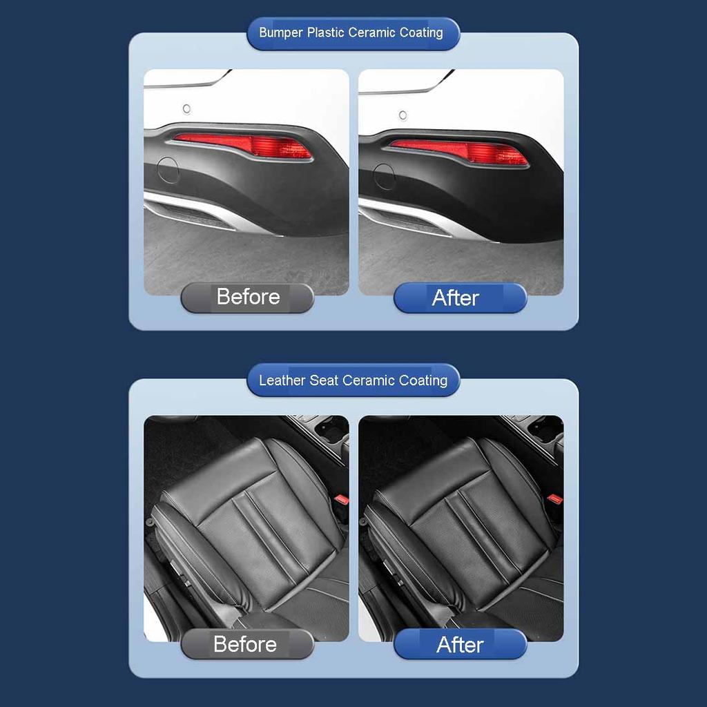 Plastový obnovovač a keramický povlak Čistič prachu na palubní desku a vnitřní obložení automobilu, Leštidlo a ochrana proti prachu pro vinyl, gumu