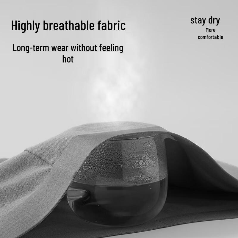 JingShu Cotton Men's Anti-bacterial Boxer Briefs 3-Pack