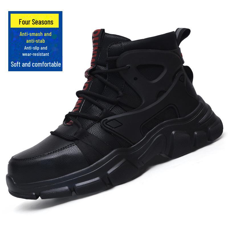 

Чоловічі водонепроникні високі захисні черевики проти ударів і проколів Size 41, microfiber