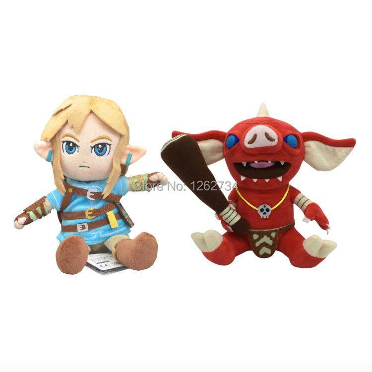 The Legend Of Zelda Breath Of The Wild Bokoblin  Link Boy 20-28Cm Plush Doll Figure Toy