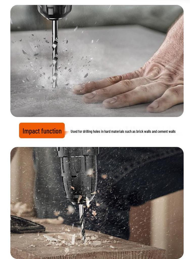 Multifunctional Rechargeable Lithium Drill & Screwdriver Set