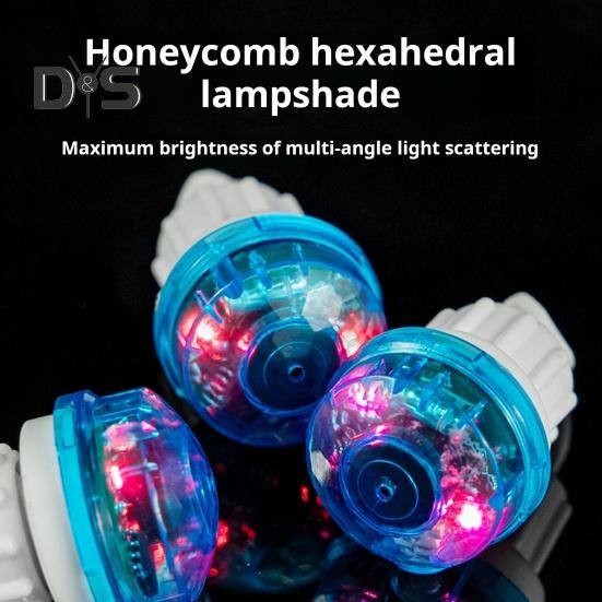 Lot de 2 lampes d'alarme de pêche, haute sensibilité, capteur de touche de canne à pêche de nuit, indicateur de touche électronique, lampe LED, accessoires de pêche