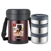 TAFUCO 3-Layer 304 Stainless Steel Insulated Bento Box