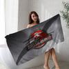 Dinosaur Cartoon Jurassic Park Microfiber Printed Beach Towel Mountain Climbing Yoga Beach Swimming Running Absorbent Soft Towel