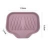 Silicone Soap Holder, Anti-slip Draining & Flowing Soap Dish for Home
