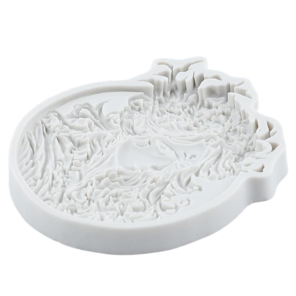 Cameo with Picture Frame Silicone Molds Lady Avatar Fondant Mold Cake Decorating Tools Cupcake Topper Candy Chocolate Gumpaste Mold