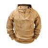 Autumn/Winter Men's Hooded Sweatshirt with Half-Zip Front Men's Sports Casual Pullover