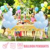 4Pcs Decorative Balloon Weights Heart Shape Resin Anchors for Wedding Birthday Shower Table Centerpiece Event Decorations