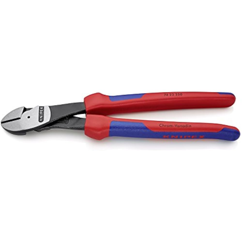 Knipex KNIPEX 7422-250 Heavy Duty Oblique Nipper (Bent Type)