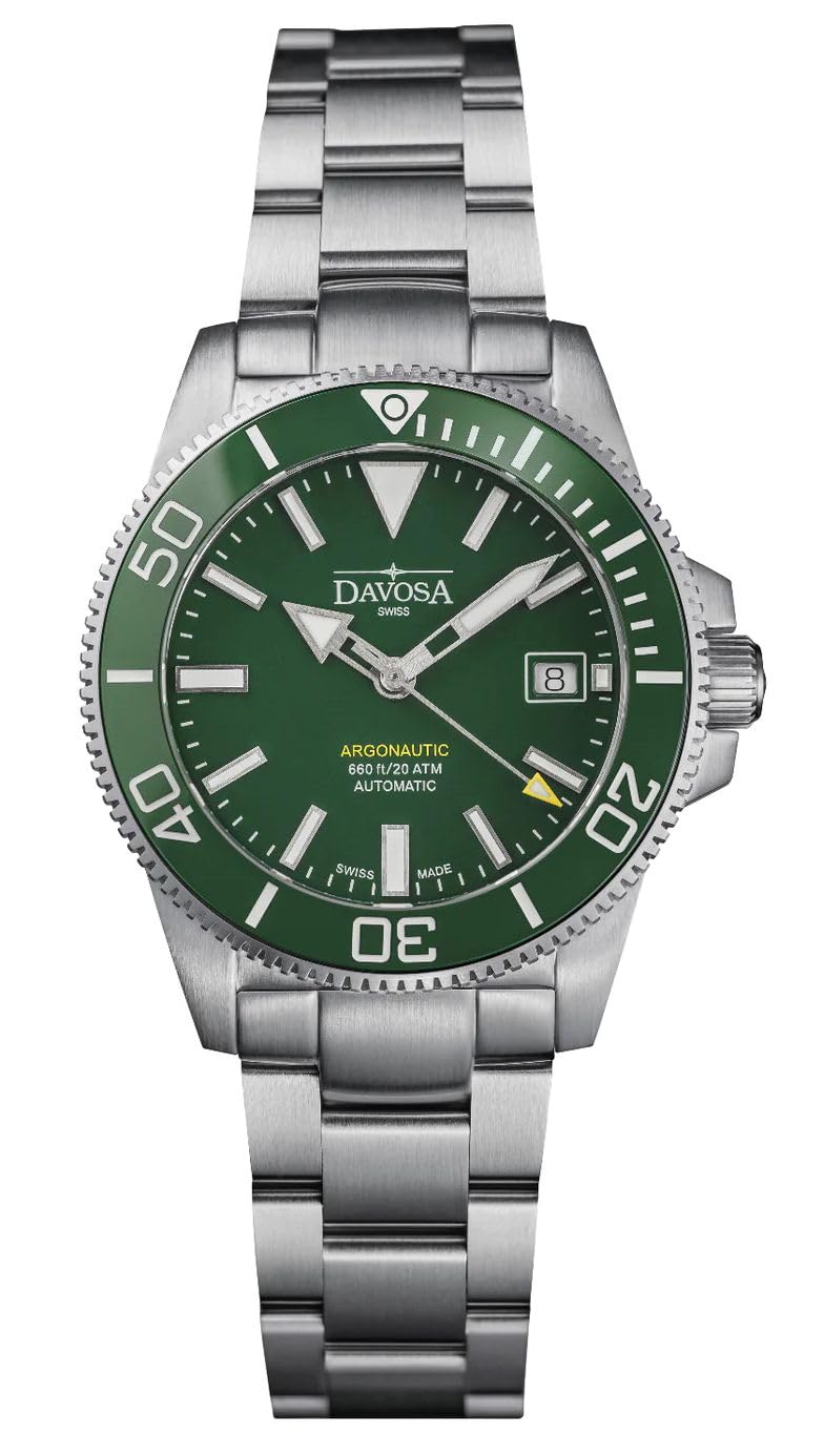 

Mechanical Automatic Watch 20 ATM Water Resistant Argonautic 39 Swiss Made Silver [Davosa] 161.532.70 Men s
