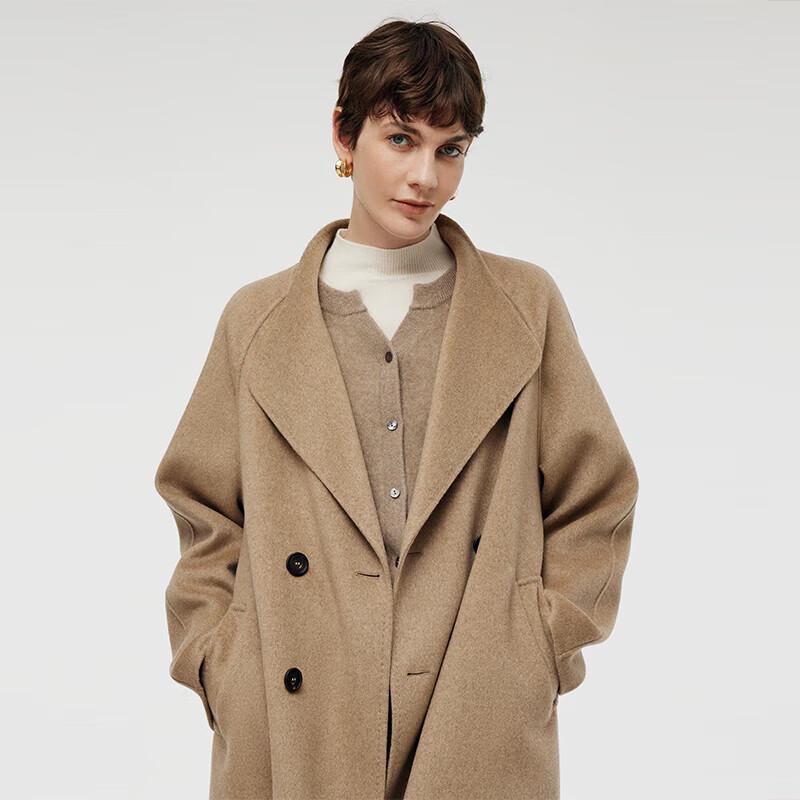 GOELIA Unisex Winter Cashmere Lapel Coat