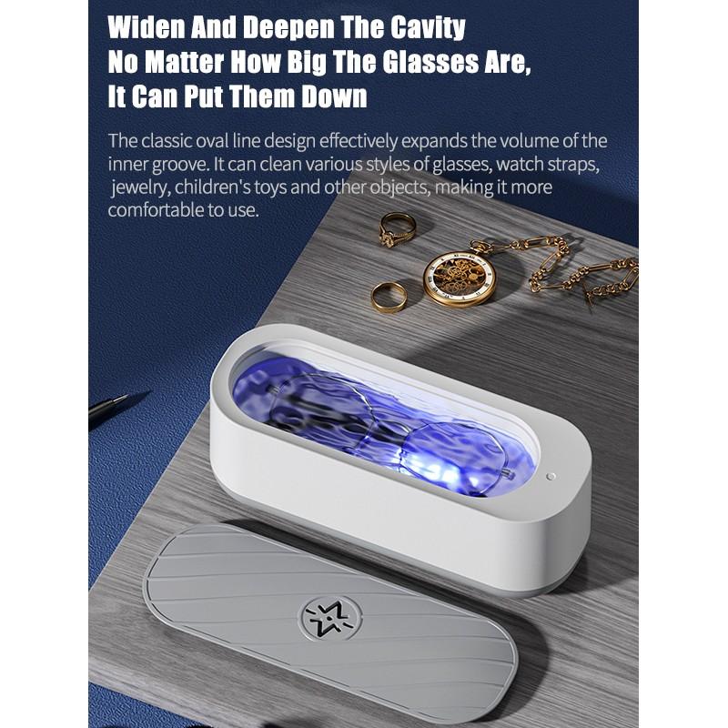Buy 45000Hz Ultrasonic Cleaning Machine High Frequency Vibration Cleaner  Cleaning Jewelry Glasses Watch Small Wash Ring at affordable prices — free  shipping, real reviews with photos — Joom