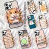 Cute Lovely Pet Hamster Soft Phone Case for iPhone 17 Air 16e Pro Max 15 Pro 13 14 Plus 11 12 MagSafe Magnetic Coque
