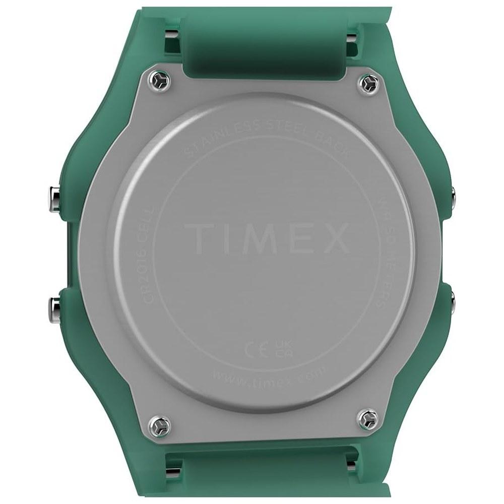 TIMEX T80 Quartz Watch TW2Y34100 Unisex 30M Water Resistant Acrylic Green Dial