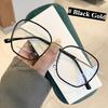 Anti Blue Light Myopia Glasses 0 ~ -4.0 Resin Lenses Plastic+metal Frame Square 8 Colors To Choose From Computer Glasses