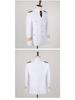 Heren Witte Piloot Kapitein Uniform Set met Epauletten - Inclusief Beveiliging en Stewardess Uniform