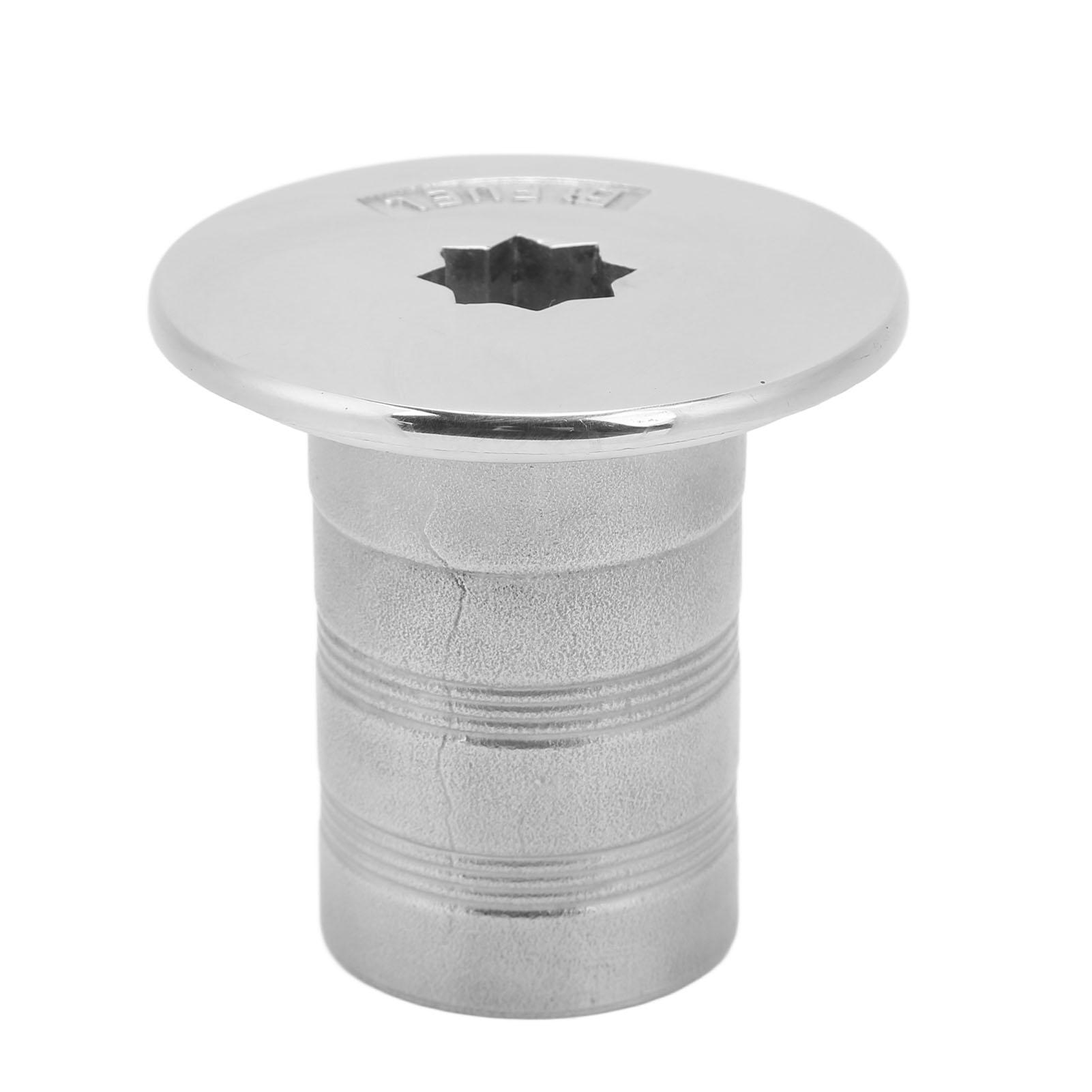 

Boat Deck Diesel Fuel Filler with Cover Mirror Polished 316 Stainless Steel Marine Hardware