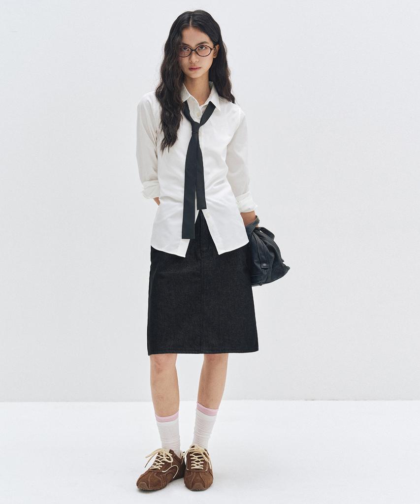 Deketeuumeon Signature Midi Skirt Dcsk002Cpblack