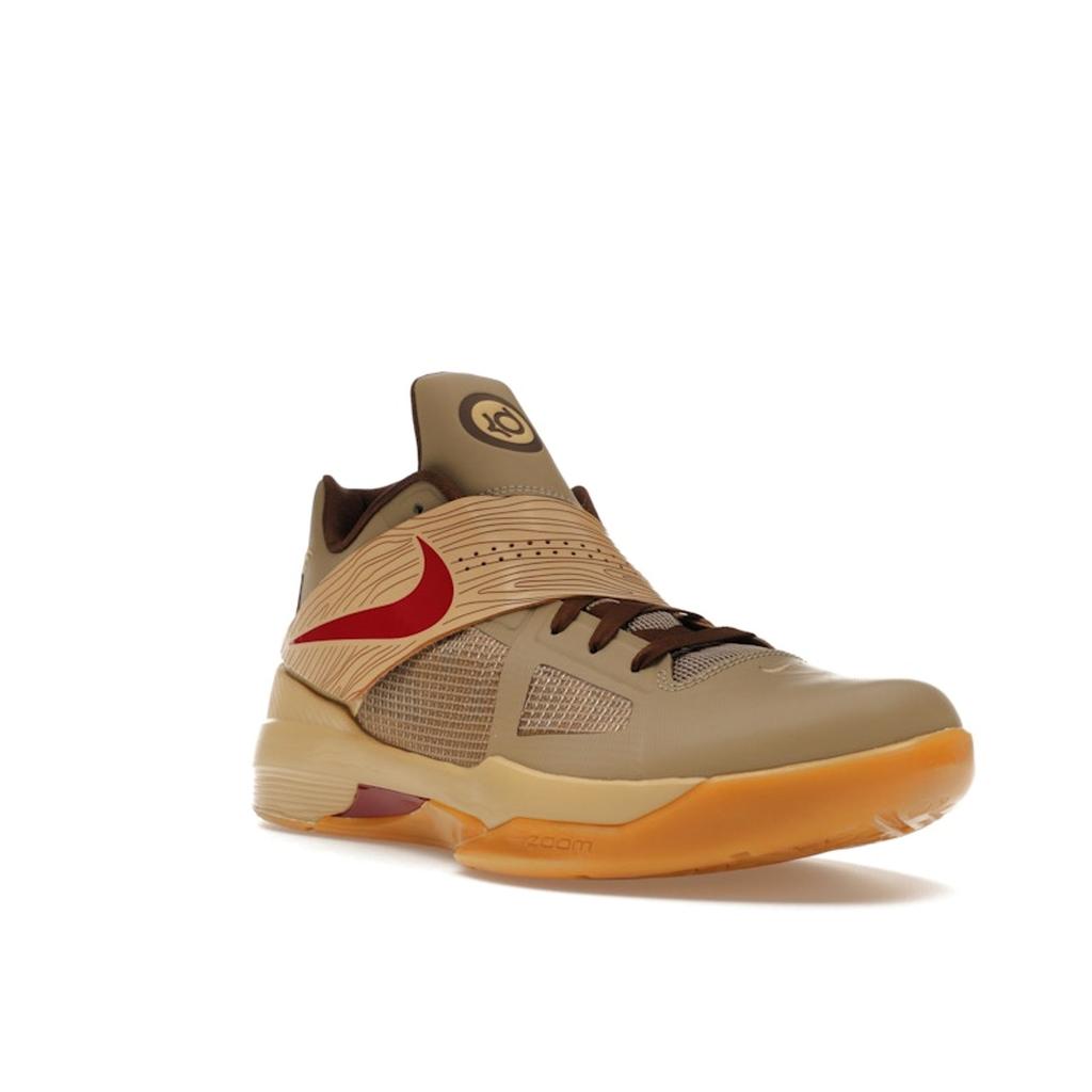 Nike Zoom KD 4 Year of the Dragon 2.0 Men Sneakers Tan Khaki Noble-Red FJ4189-200