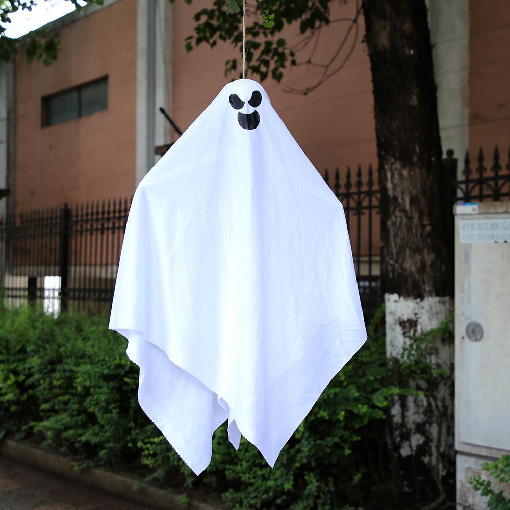 Fabric Creative Ghost Hanging Ornaments For Halloween Haunted House Party Decoration