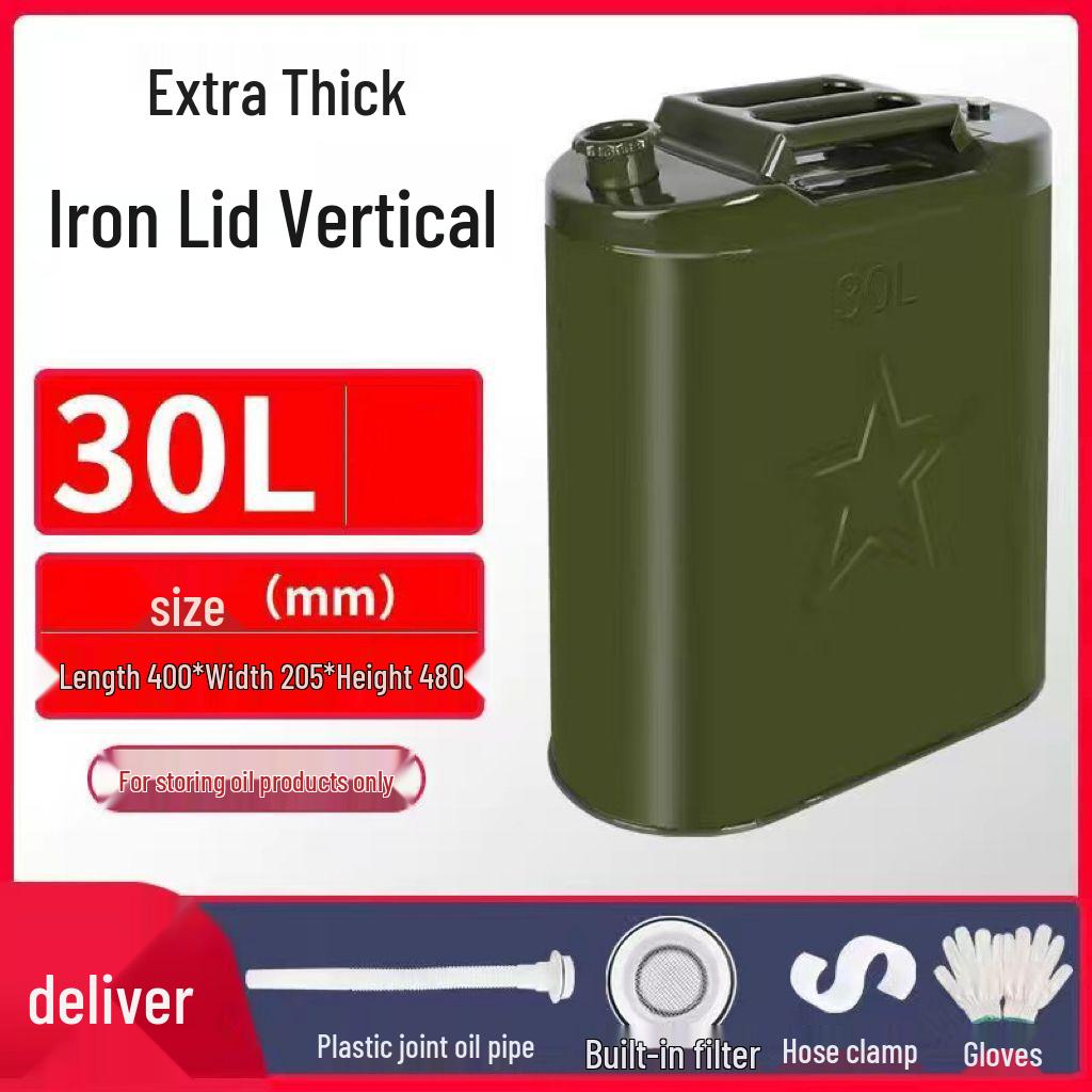 30L Explosion-Proof Portable Iron Fuel Can