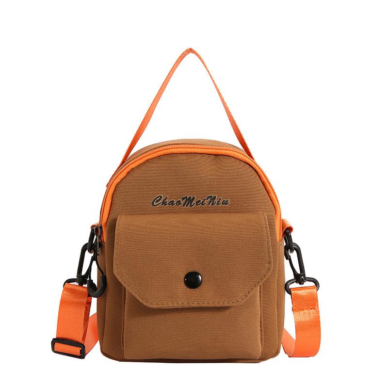 Simple contrasting nylon handbag New trendy women's bag Sports trendy and casual shoulder bag