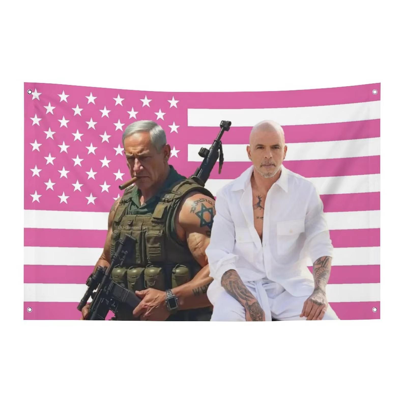 

Eyal Golan Decorative Garage Flag Custom Hanging Banner Perfect for Bedroom Outdoor Decor Barber Shop Room Decoration Flat 74x94cm(29x37in)