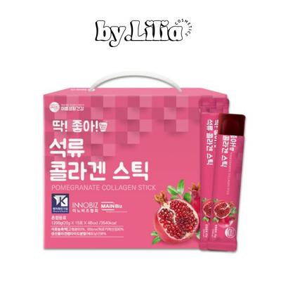 Mipum Saenghwalgeon Just Right Granatapfel Kollagen Gelee Stick 15 Sticks x 20g