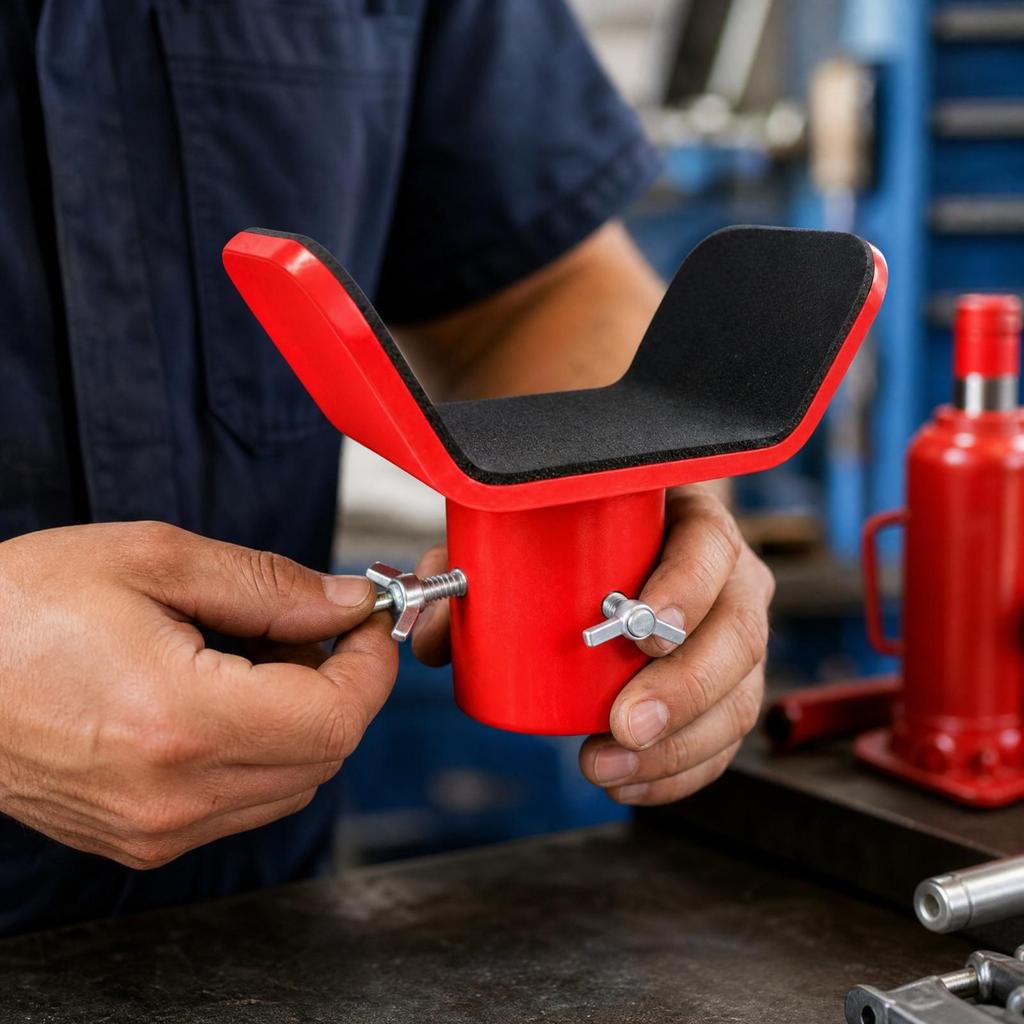 Adjustable Bottle Jack Adapter Slim for Garage Work