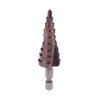 4-12/4-20/4-32Mm Spiral Groove Step Drill Bit M35 Cobalt Step Drill Bit Metal Taper Drill Hss Titanium-Coated Drill Bit