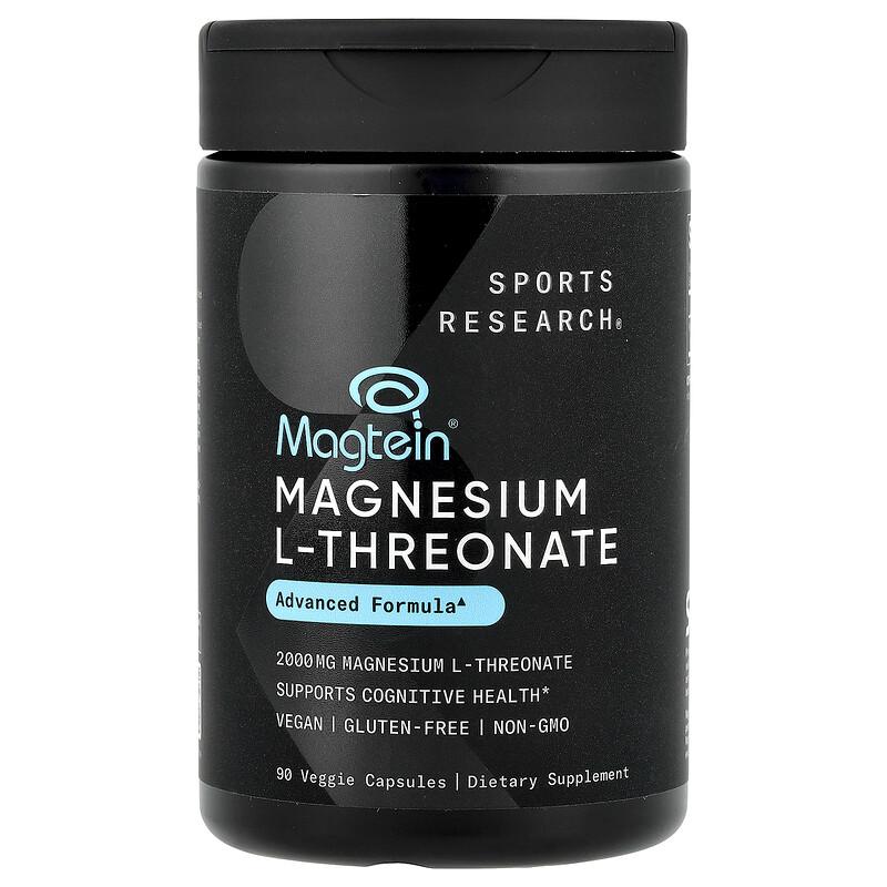 Magtein®, Magnesium L-Threonate, 90 Veggie Capsules (666 Mg Per Capsule)