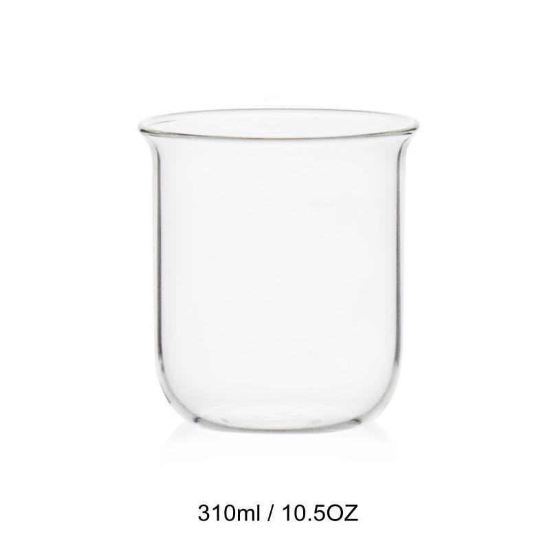 Ins Style Glass Cup 310ML 10.5OZ Heat-resistant Thickened Drinkware Transparent Tea Juice Milk Coffee Mug Home Water Glasses Mug