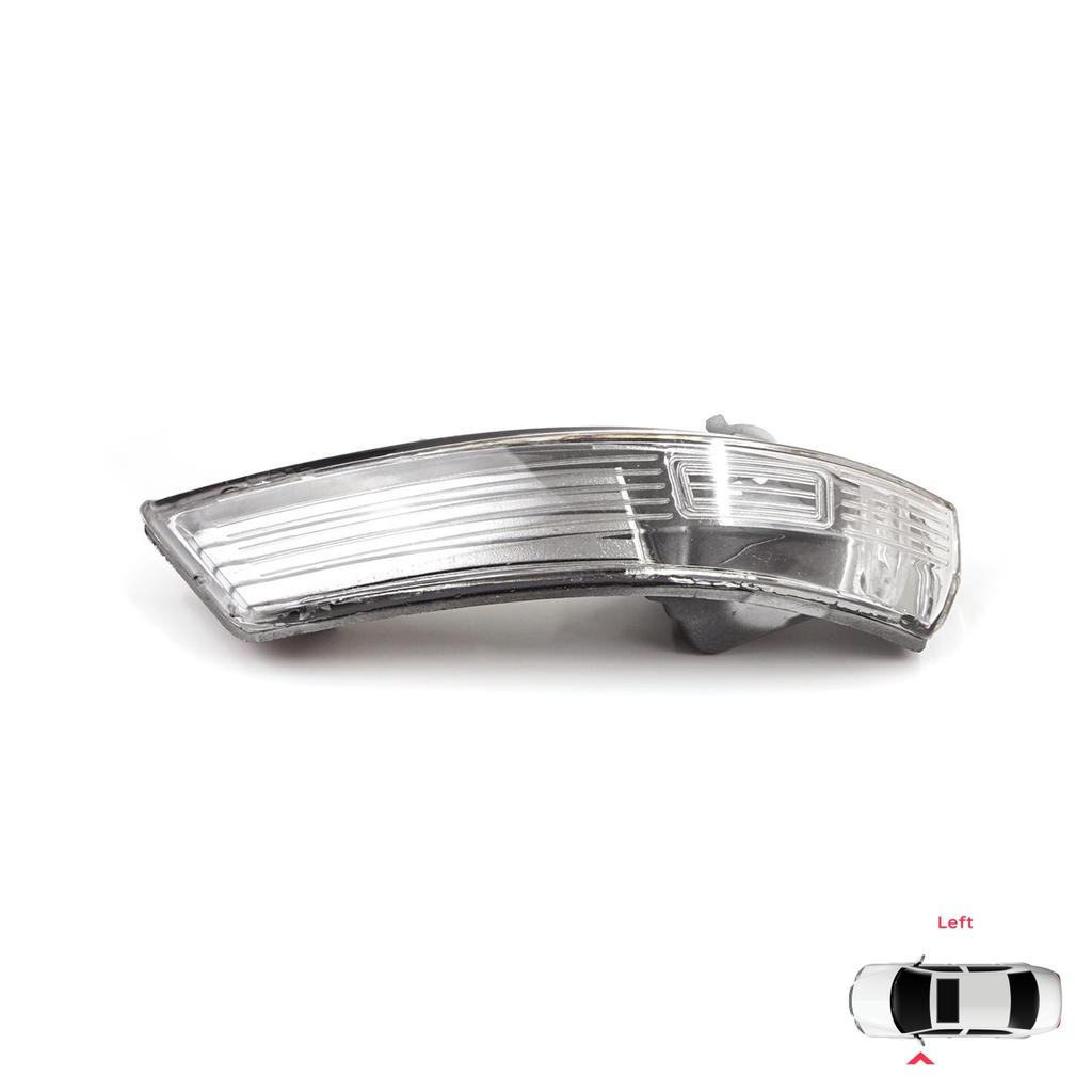 BSP1242-1 Left Side Door Wing Mirror White Clear Indicator Lamp Lens for Ford Focus 2007-2020 Mondeo MK4 2007-2015 8M5113B383AA