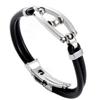 Personalized Chinese Style Couples Bracelets: Engraved Stainless Steel & Silicone Jewelry Gift