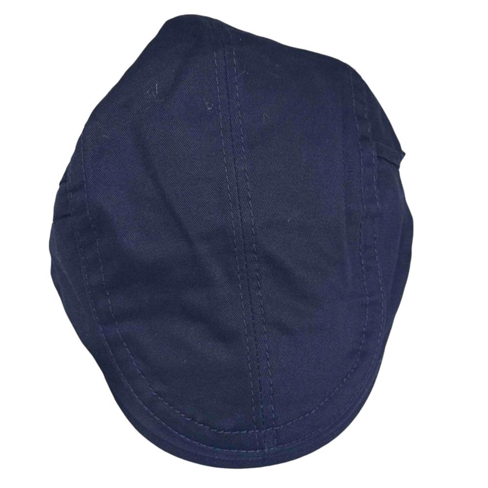 Solid Color Retro Newsboy Caps Adjustable Flat Visor Cap Fashion Vintage Berets Hat  Male Female