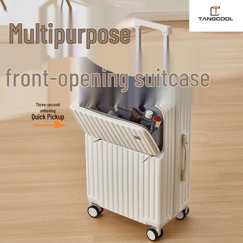 Zuo You Multi-functional Front-Opening Hardside Spinner Luggage 20 inch