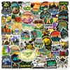 10/30/50pcs Cool Cartoon Outdoor Camping Hiking Stickers Decals DIY Water Bottle Phone Suitcase Bike Graffiti Sticker