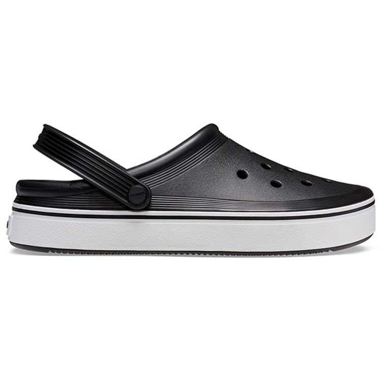 Crocs Off Court Clog Schwarz/Weiß Unisex 208371-001