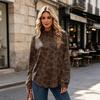 Women's Retro Polka Dot Top, Stylish Casual and Versatile Print for Everyday Wear