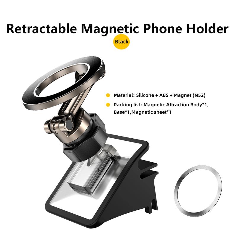 TEEQ Car Phone Holder for Tesla Model Y Juniper Model3 Highland Magnetic Charger Stand Adjustable Extend Mount