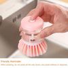 One Day Kitchen Cleaning Brush with Ergonomic Handle Gentle Scrubbing Bristles,24-Hour Use Suitable for Dishes and Outdoor Use Portable