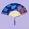 Traditional Folding Fan for Summer, Portable Folding Fan for Hanfu Dance, Qipao Show, New Chinese Style, Portable Gift Bamboo Fan