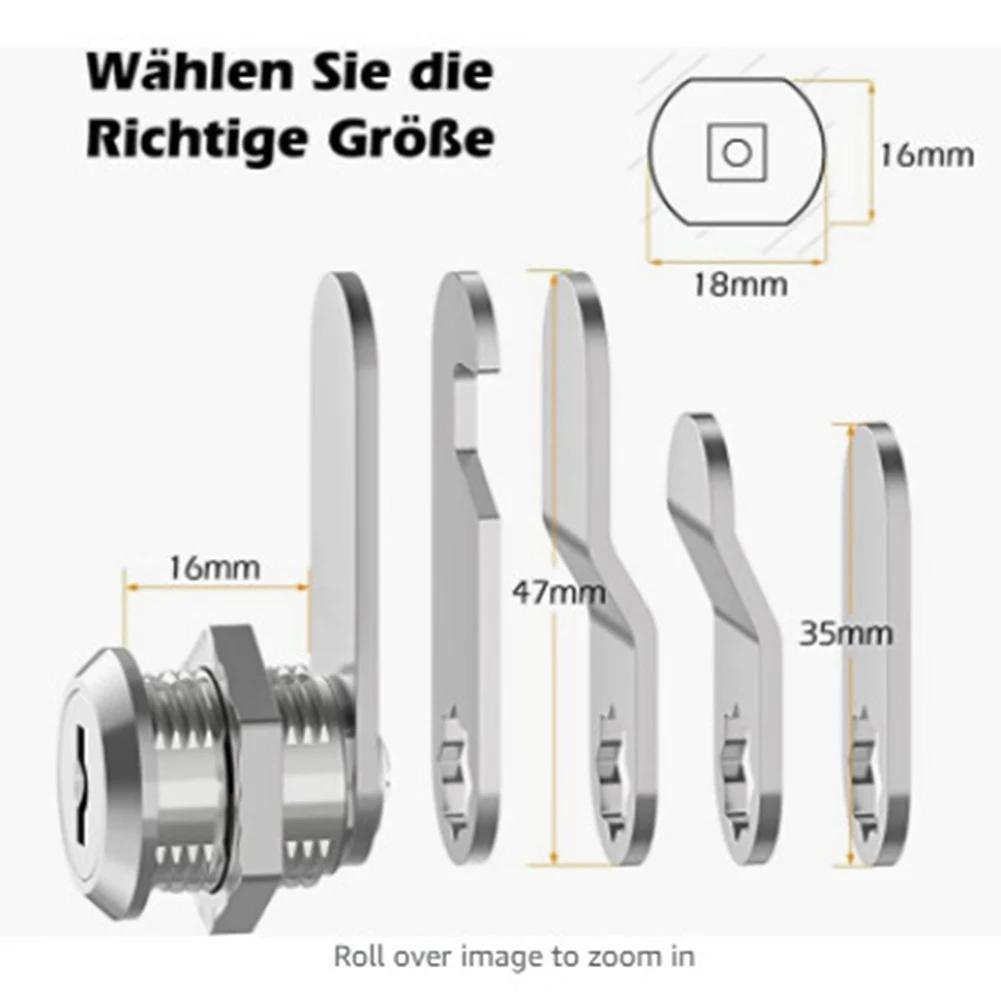 Home Improvement Cabinet Box Locker Cam Lock 16/30mm Drawer Lock Durable Mailbox Accessories With Keys