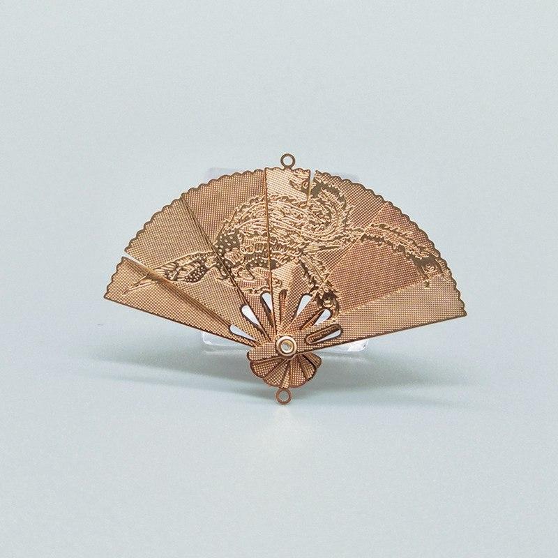 Miniatyr Metall Utskjæring Dukkehus Møbeldekorasjon Viftemodell Leke Dukke Hjemmeinnredning Tilbehør 1:12 Dukkehus 1 stk